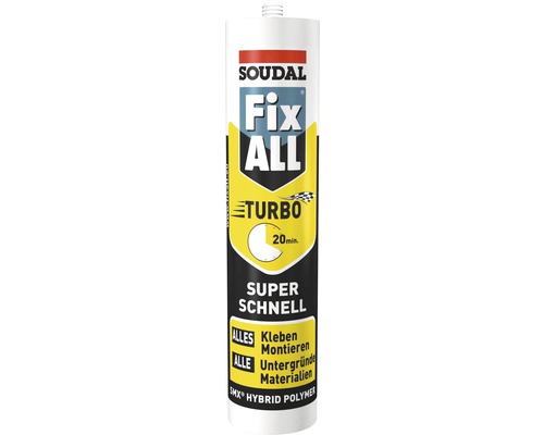Soudal Fix All Turbo wit 290 ml verpakking van 12 patronen