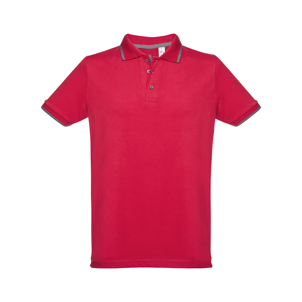 hi!dea 30137 - Polo bicolore en coton pour hommes