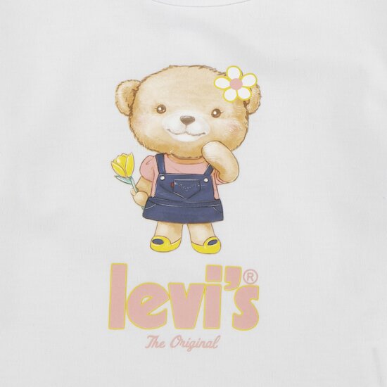 Ensemble 2 pièces t-shirt manches longues + jean   Blanc        de               Levi's Kids