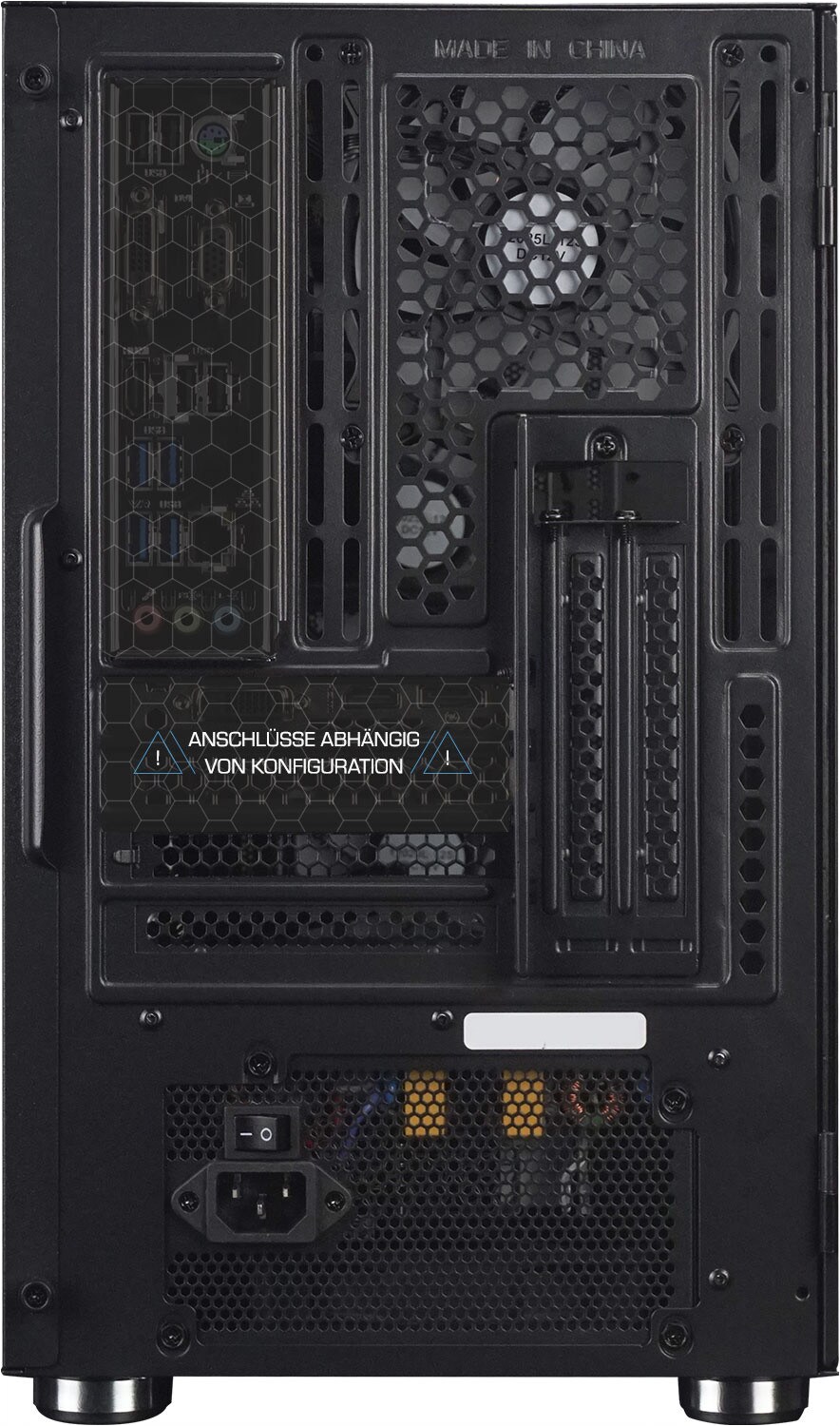 Gaming PC Hunter V AMD Ryzen 7 5700X, 32GB DDR4, NVIDIA RTX 4060 8 GB, 1TB SSD, WLAN, Windows 11