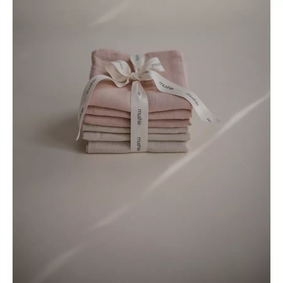 mushie Musselintücher 3er-Pack Blush