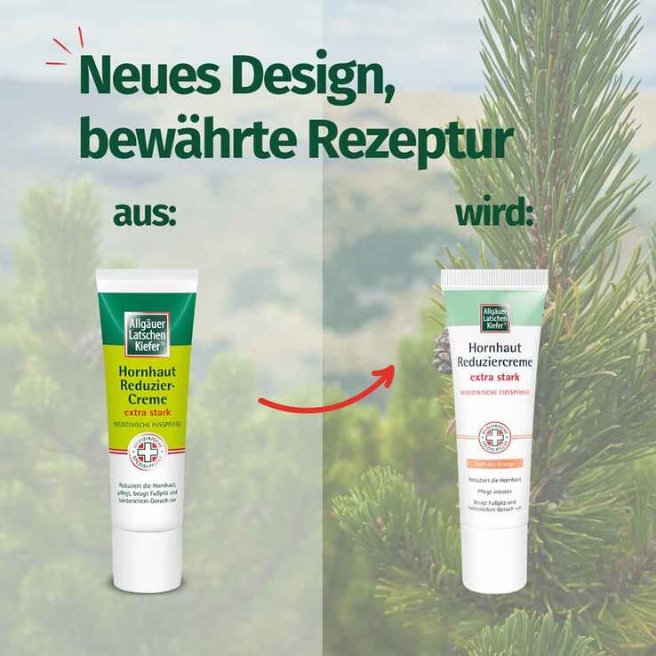 Allgäuer Latschenkiefer Hornhaut Reduziercreme extra stark, 30 ml