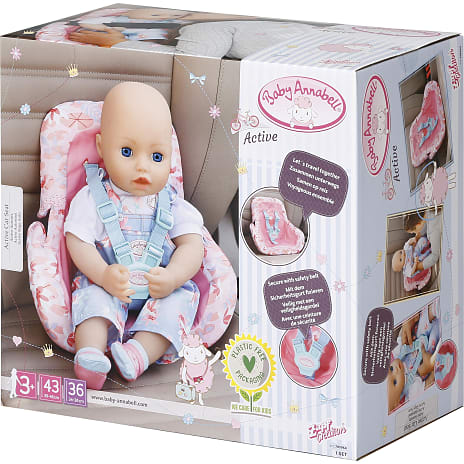 Baby Annabell dukke autostol