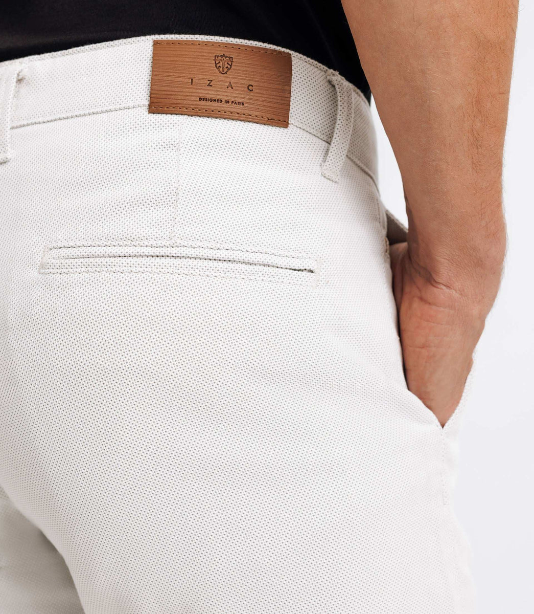 Pantalon casual beige clair
