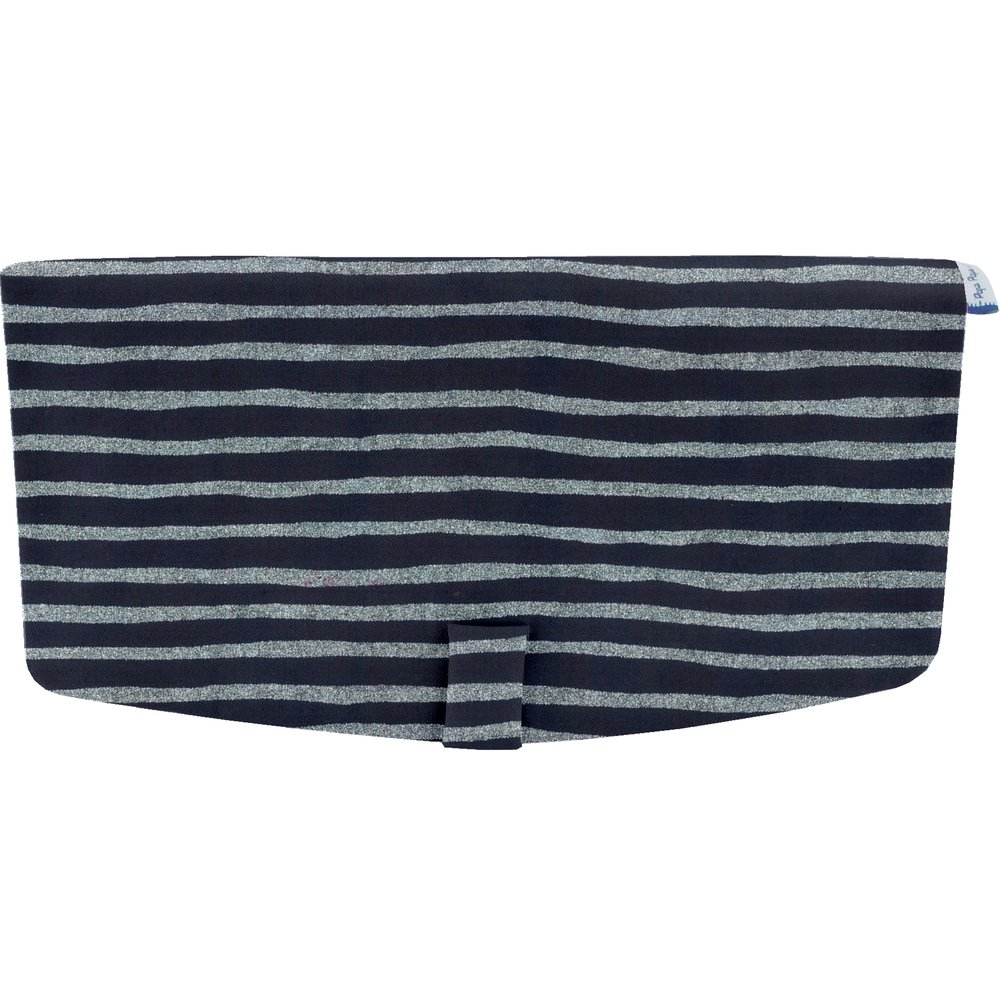 Rabat Sac Compagnon Rayé Argent Marine