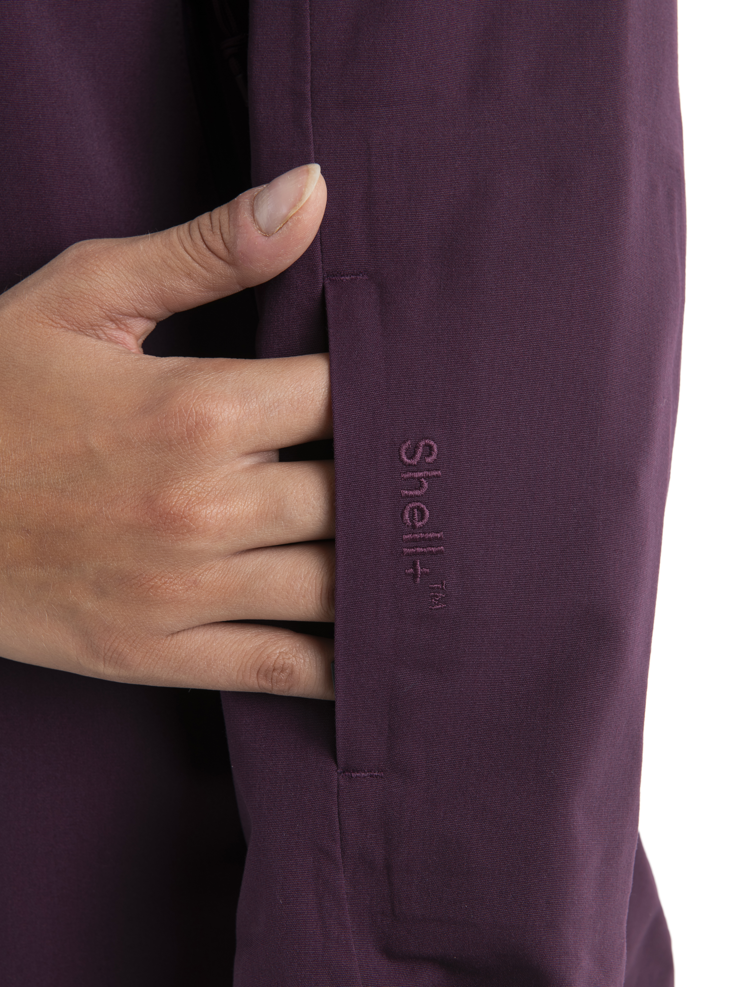 Shell  Merino Cotton Windbreaker Dame Nightshade