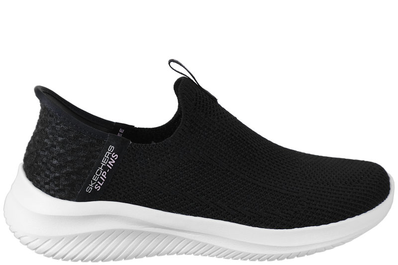 SKECHERS ULTRA FLEX 3.0 EASY WIN BLACK SLIP-INS SNEAKER