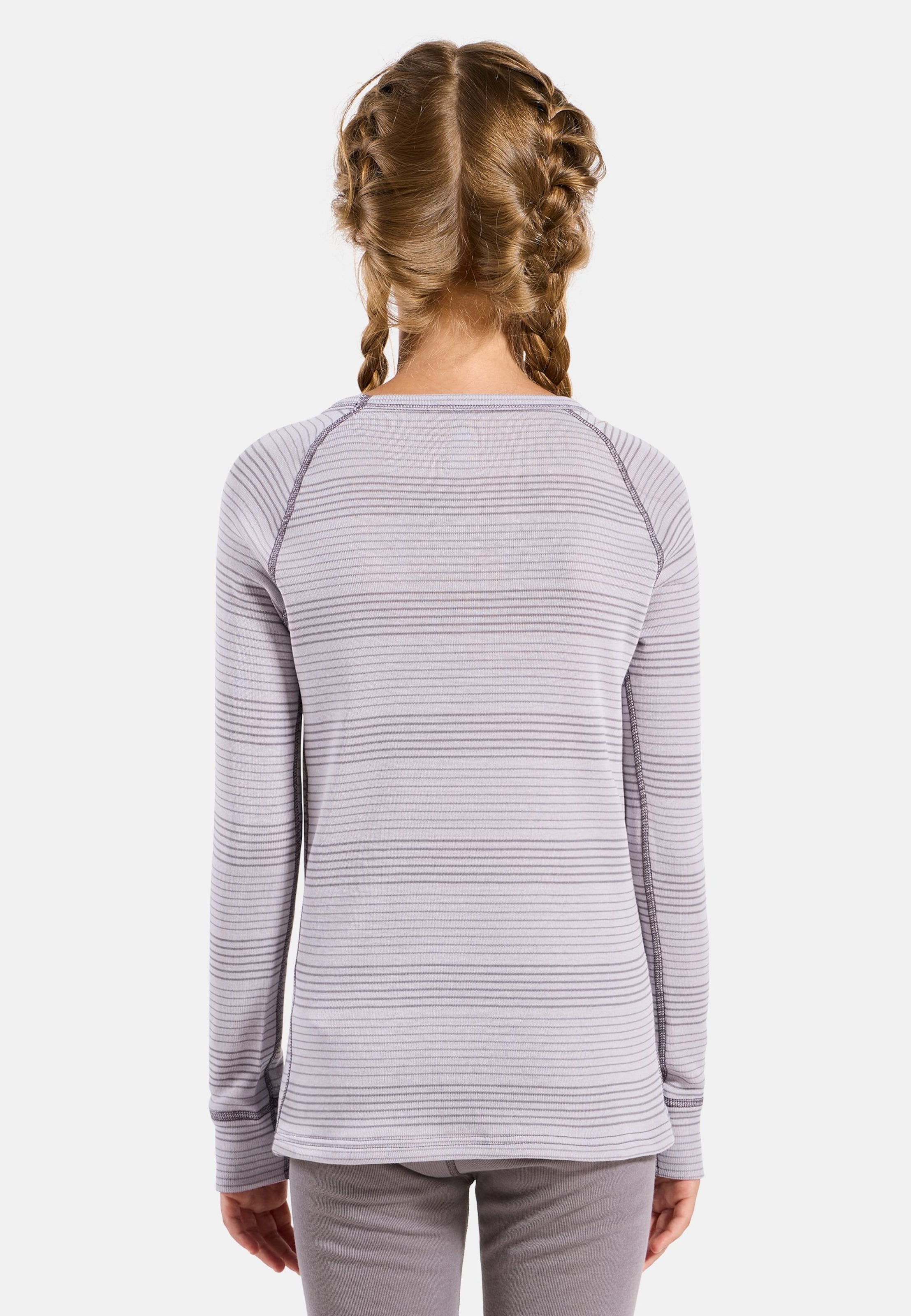 Active Warm Base layer Set in misty lilac - gray ridge