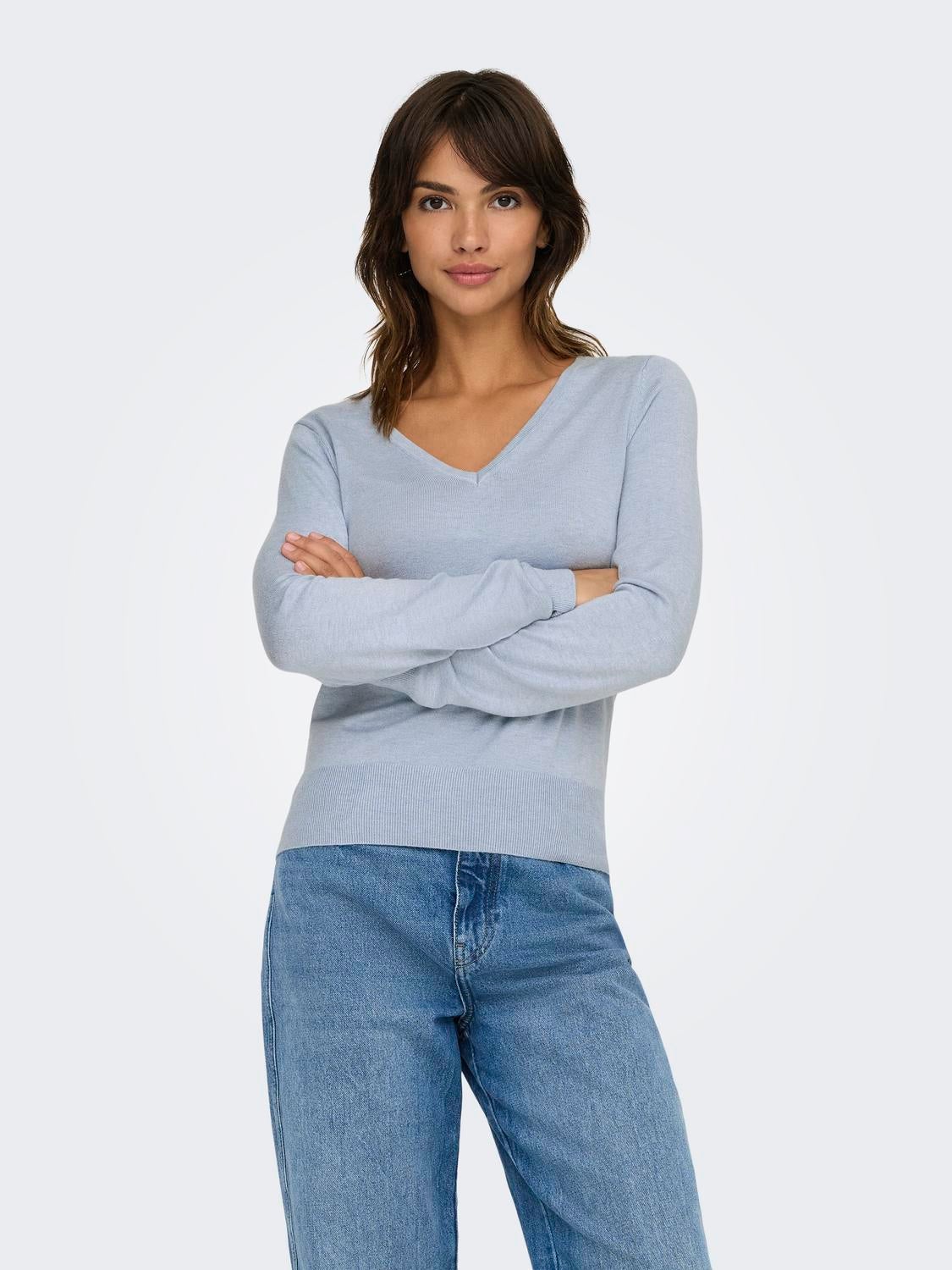 ONLVENICE Strickpullover Kentucky Blue