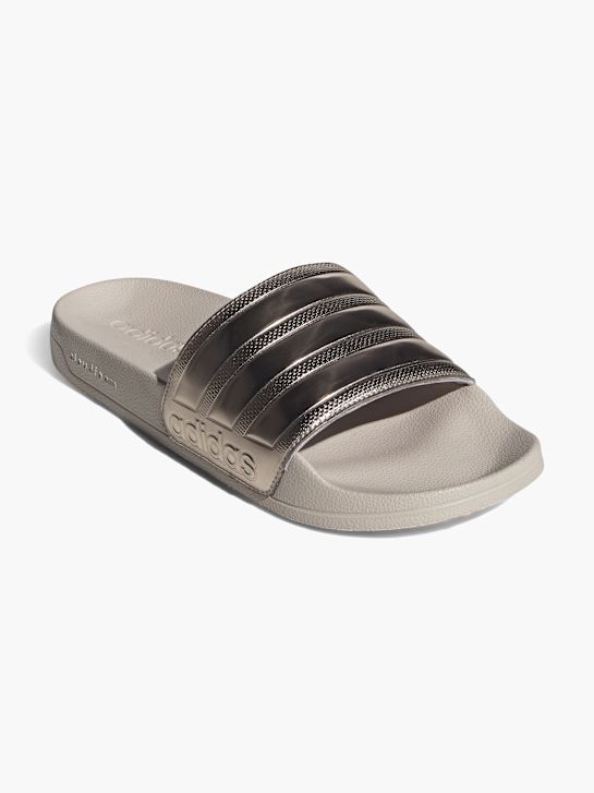 adidas ADILETTE SHOWER Slide Silber