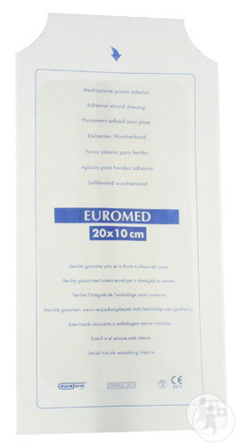 Euromed Pansement D'Ile Adhésif Stérile 10x20cm Pièce 1
