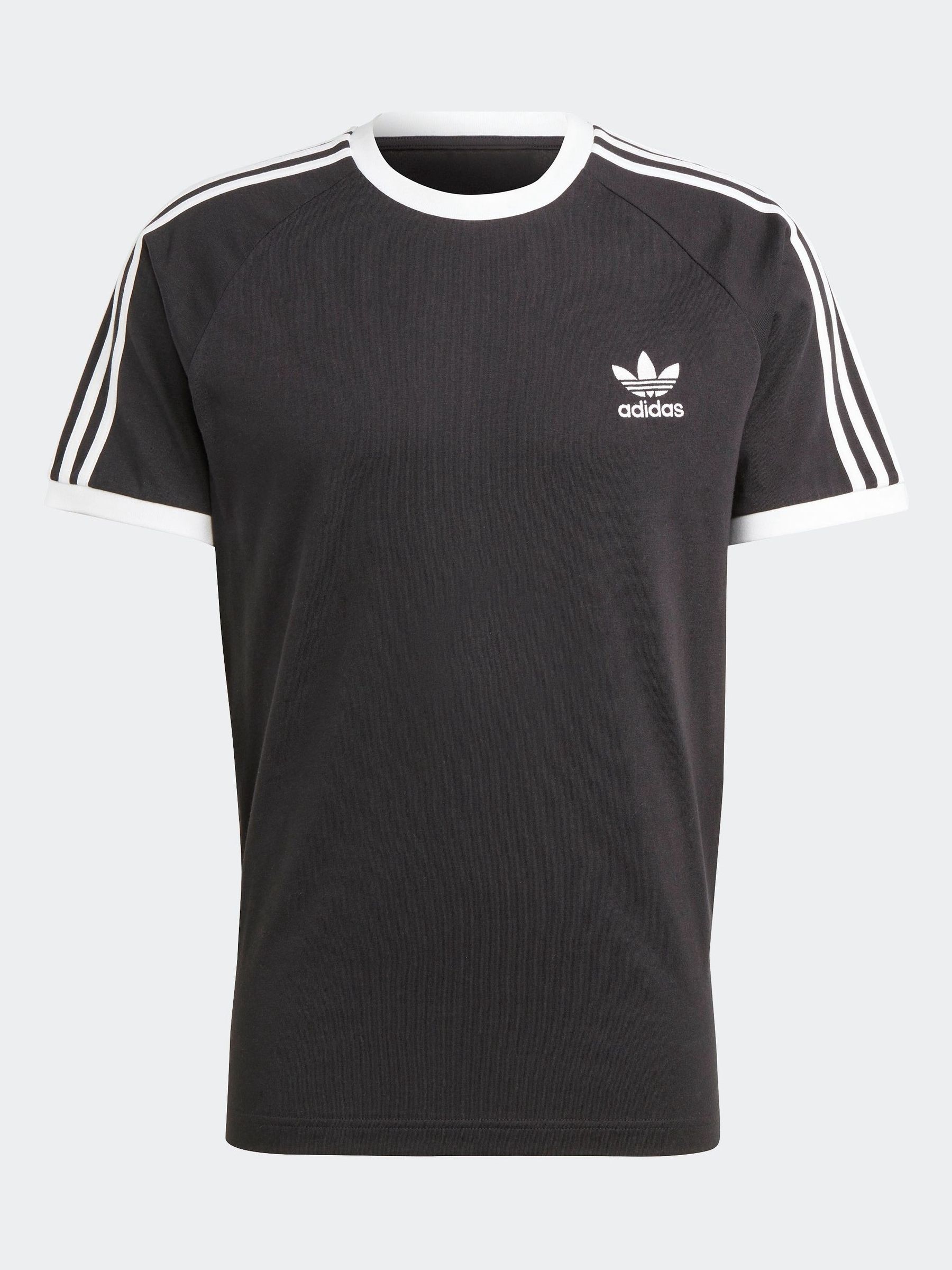Zwart - adidas Originals Adicolor Classics T-shirt met 3 strepen