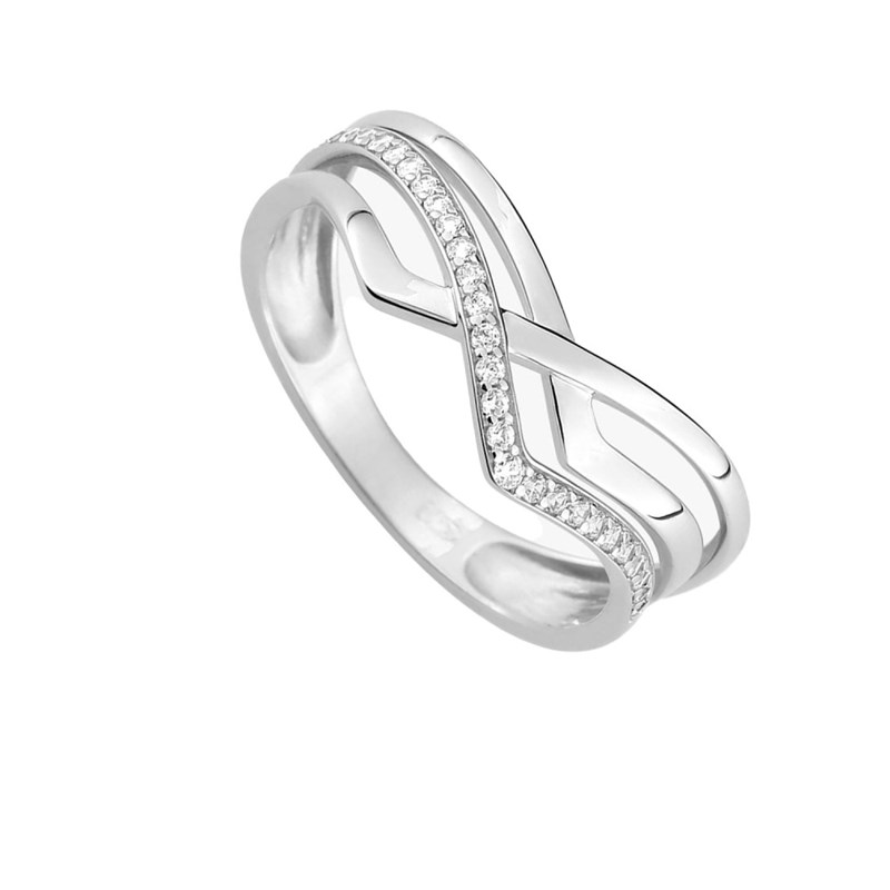 Bague Femme - Oxyde de zirconium - Or 18 Carats
