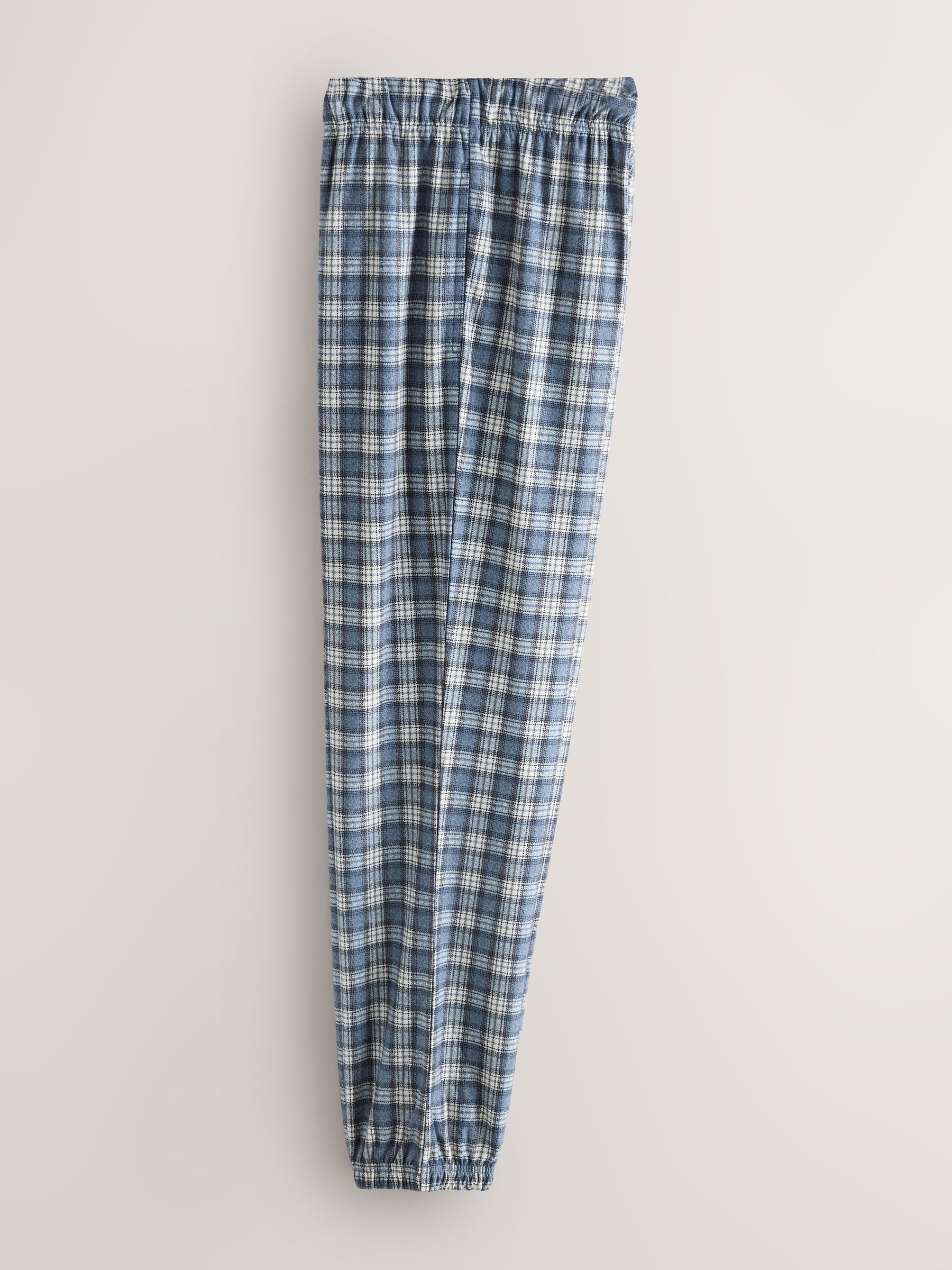 Grey Grindle Check - MotionFlex - Behaaglijke pyjamabroek met boorden