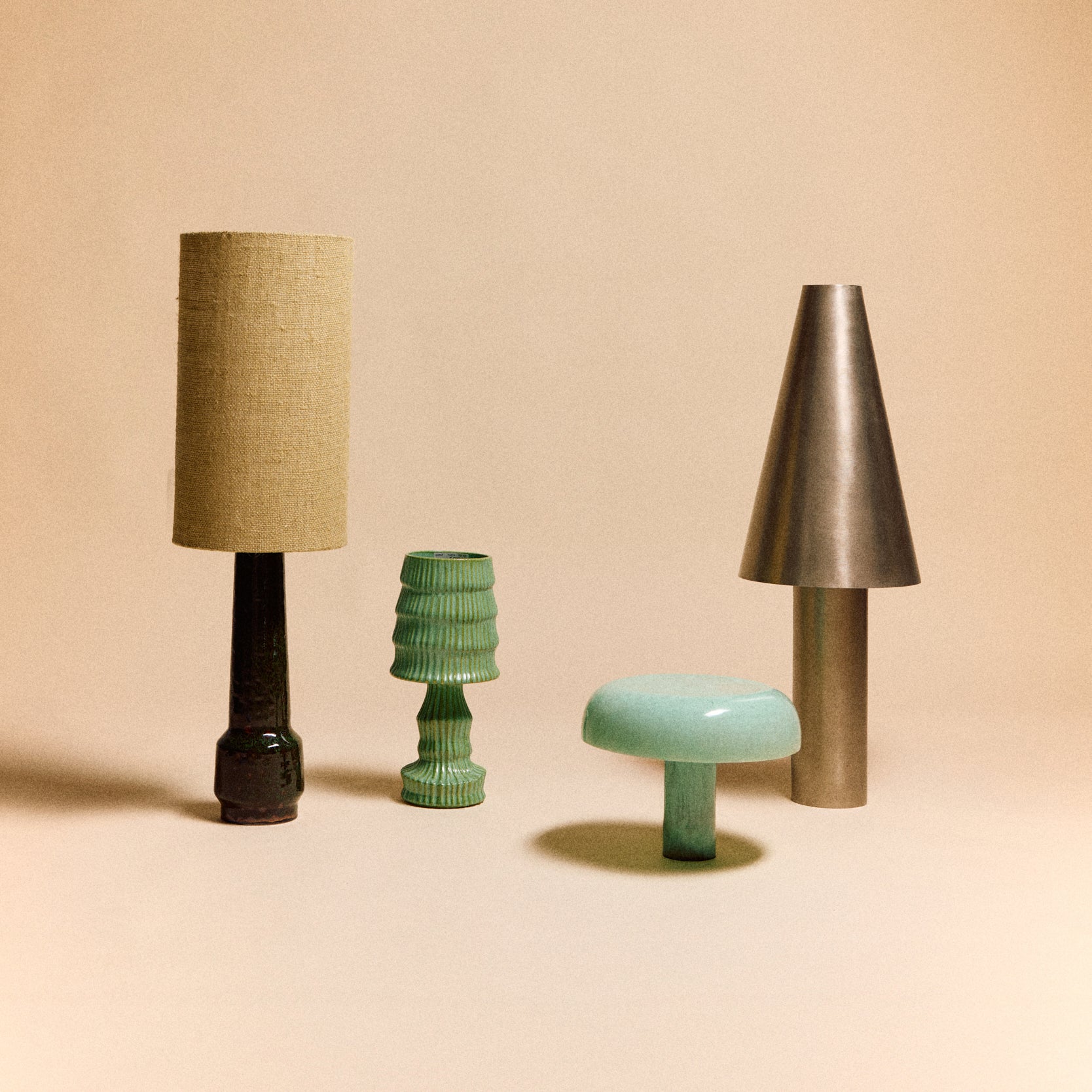 HKliving Ceramic Tafellamp - Petal