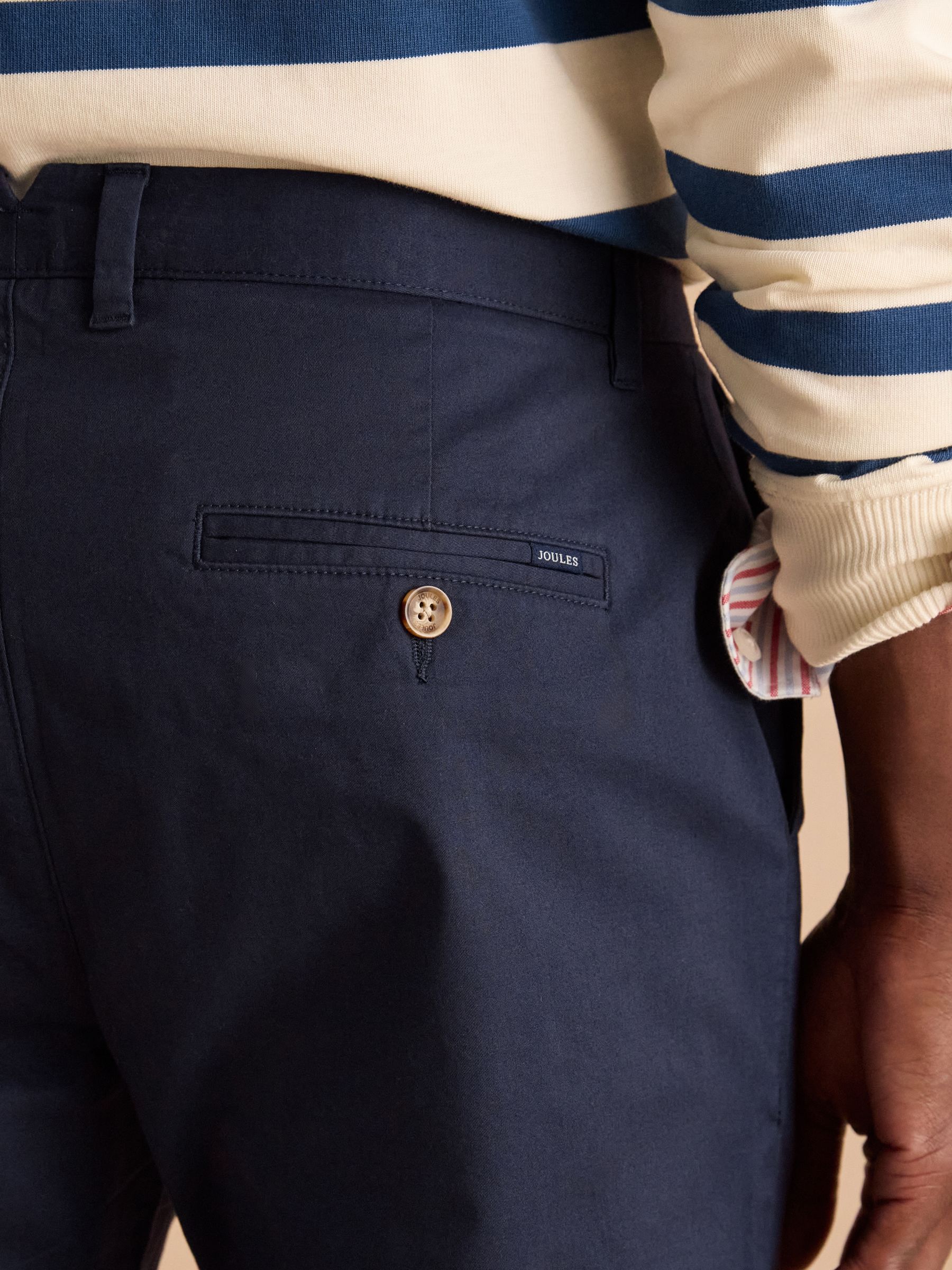Marineblauw - Joules - Classic Fit chinobroek