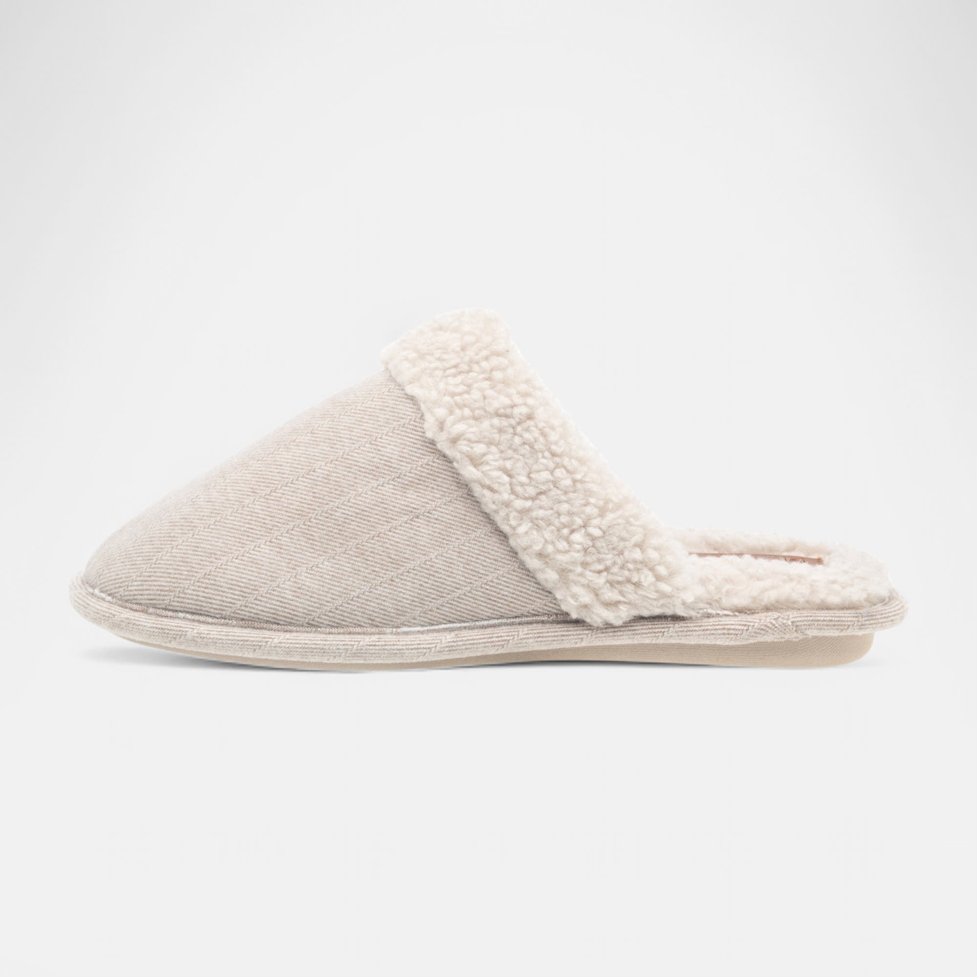 Pantoufles mules Femme beige