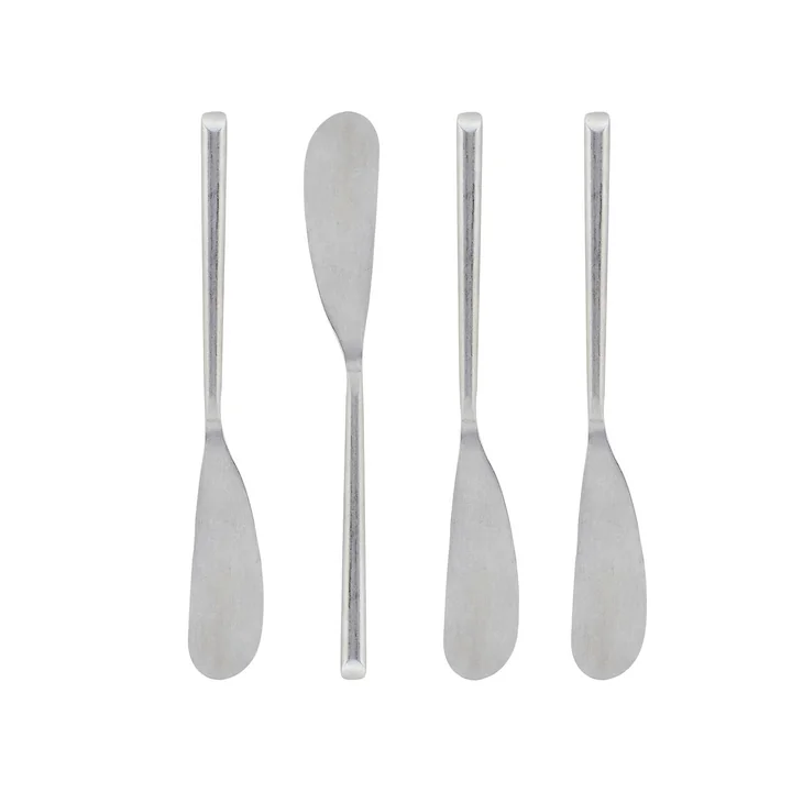 Nicolas Vahé - Daily Buttermesser, Edelstahl gebürstet (4er-Set)
