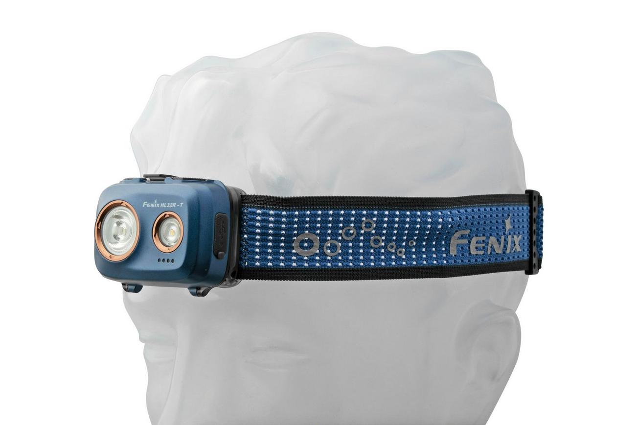 Fenix HL32R-T-Blue oplaadbare hoofdlamp, 800 lumen