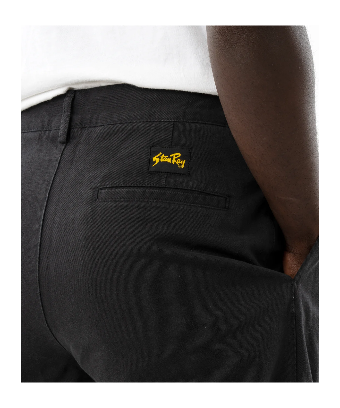 Stan Ray Twill Double Pleat Chino Schwarz
