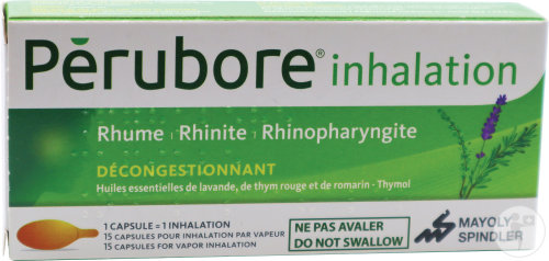 Perubore Inhalation Décongestionnant 15 Capsules