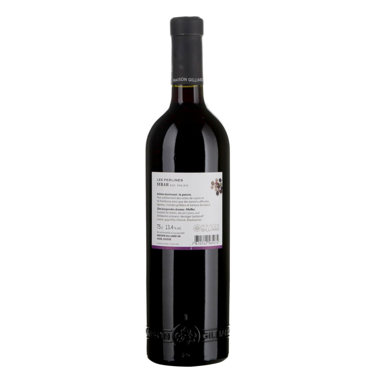 Valais AOC Syrah Les Perlines Maison Gilliard -75cl