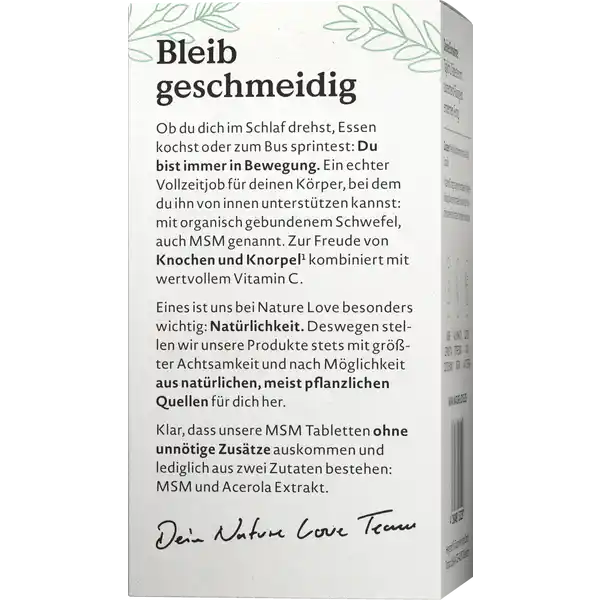 MSM Tabletten