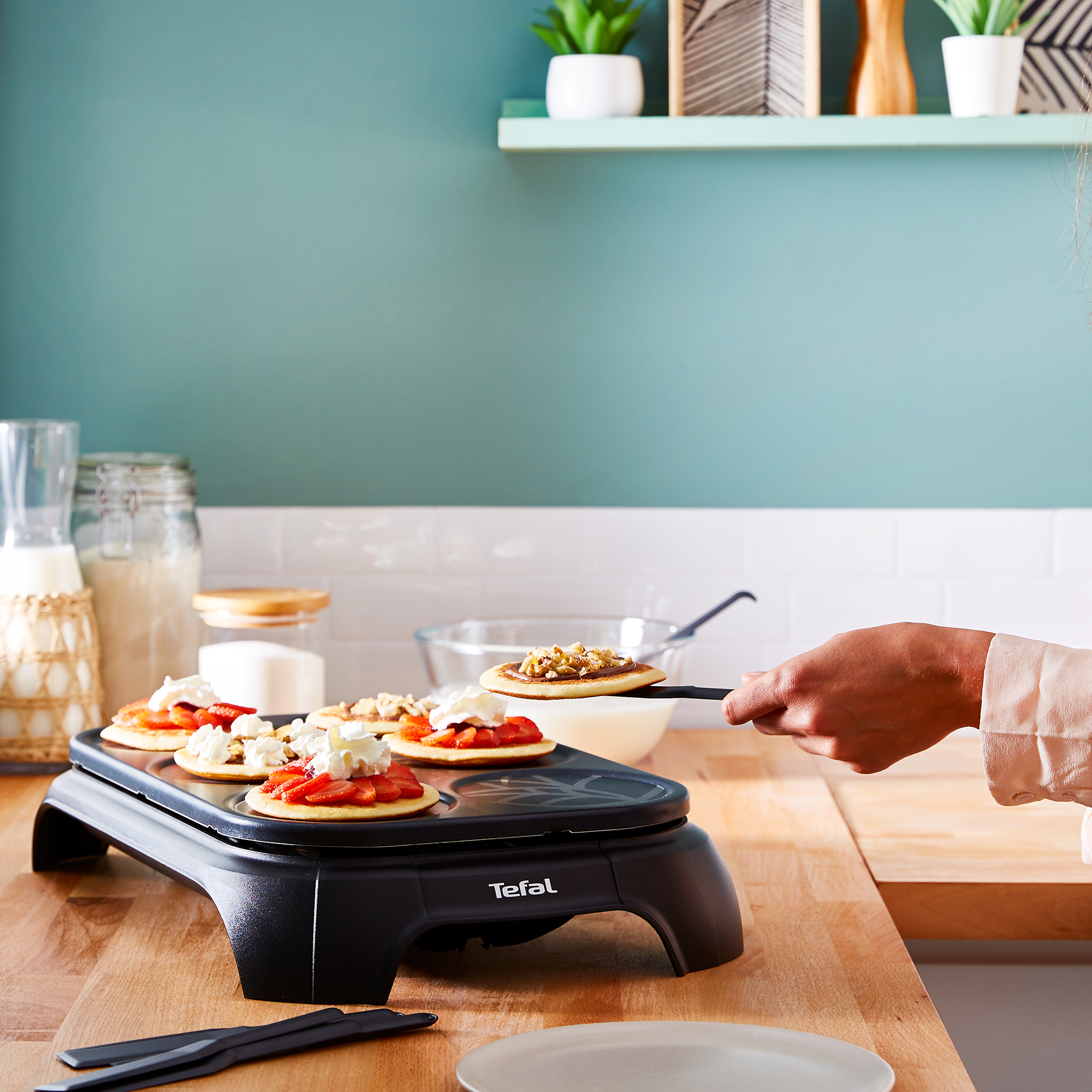 TEFAL Crêpes Maker Party PY55E8 - schwarz - 100 Watt