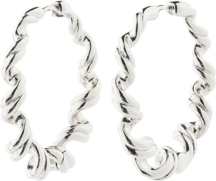 Pilgrim LARISA recycled earrings silver-plated Sølv