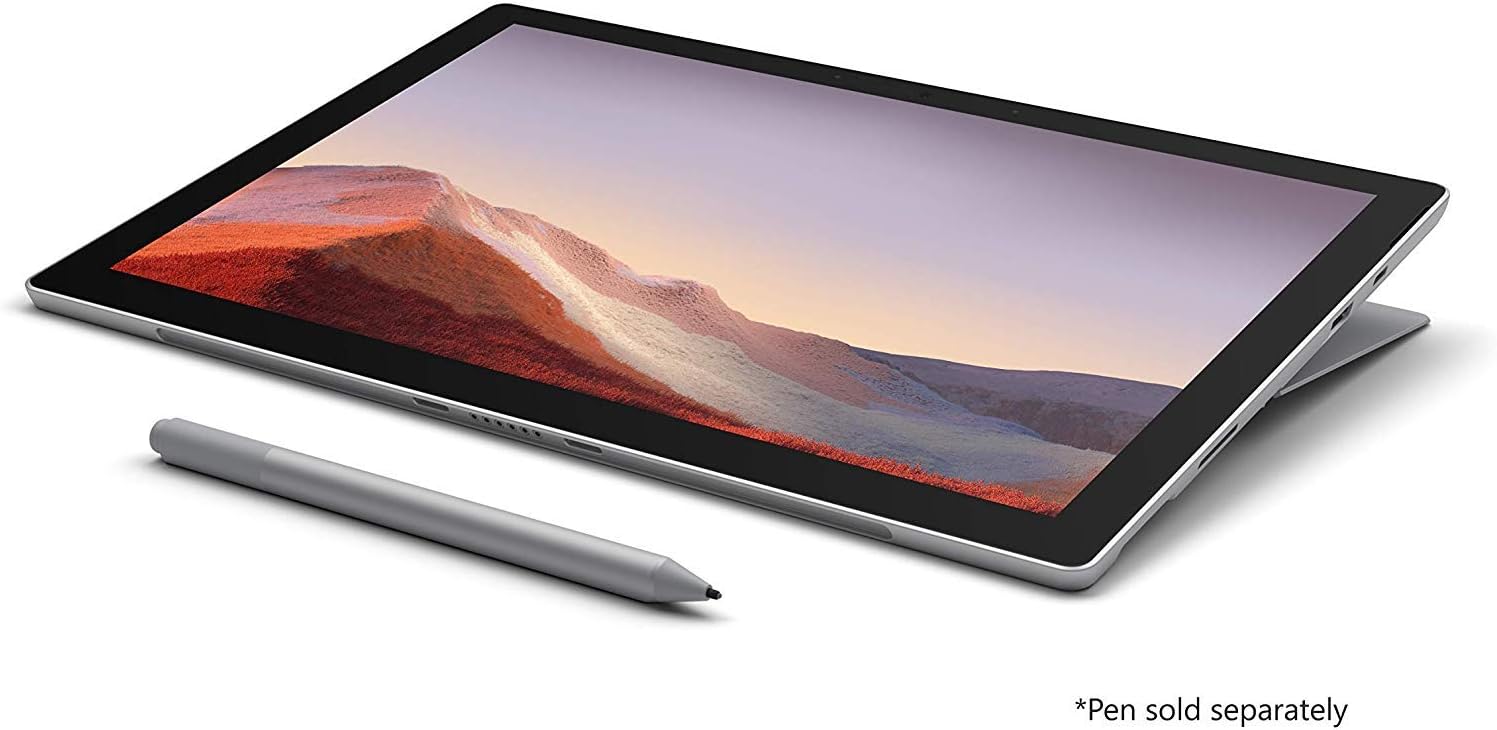 2021 Microsoft Surface Pro 7+ avec Intel Core i7-1165G7 (12.3-pouces, 16 Go RAM, 256 Go SSD) Platine (Reconditionné)