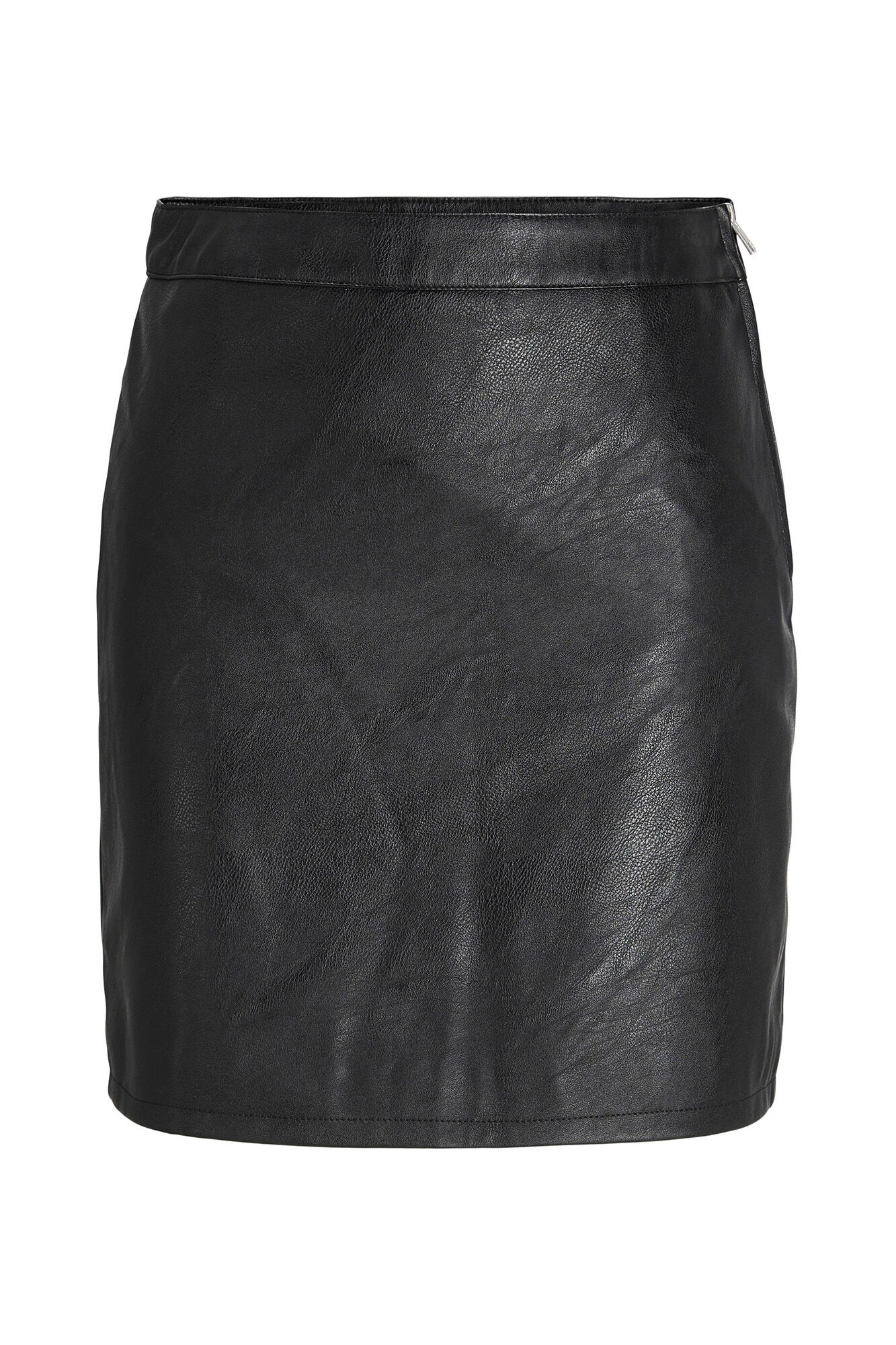 Saia de couro sintético