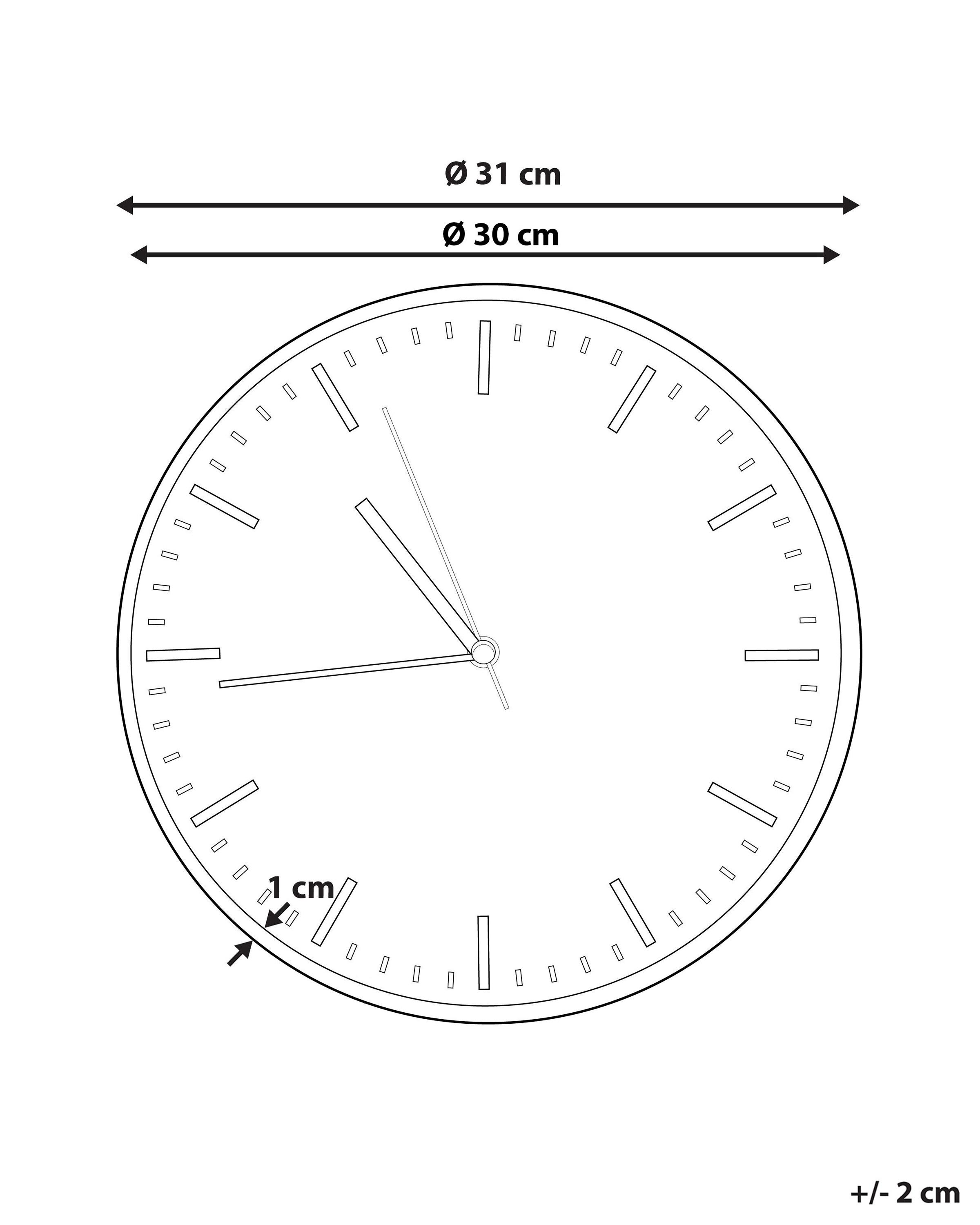 Wandklok GORDOLA 31 cm Lichtgrijs