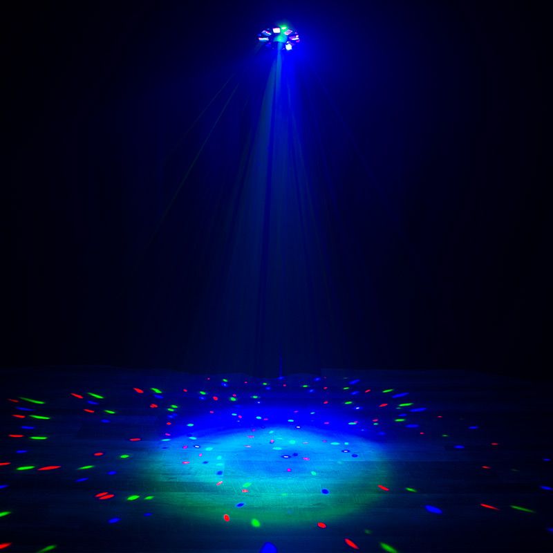 Eliminator Furious Three RG LED moonflower, wash en laser lichteffect