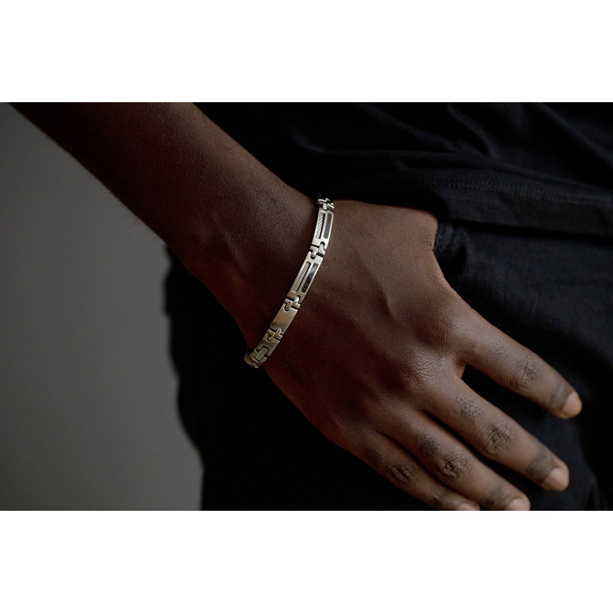 Bracelet souple Malcolm en Acier 316L