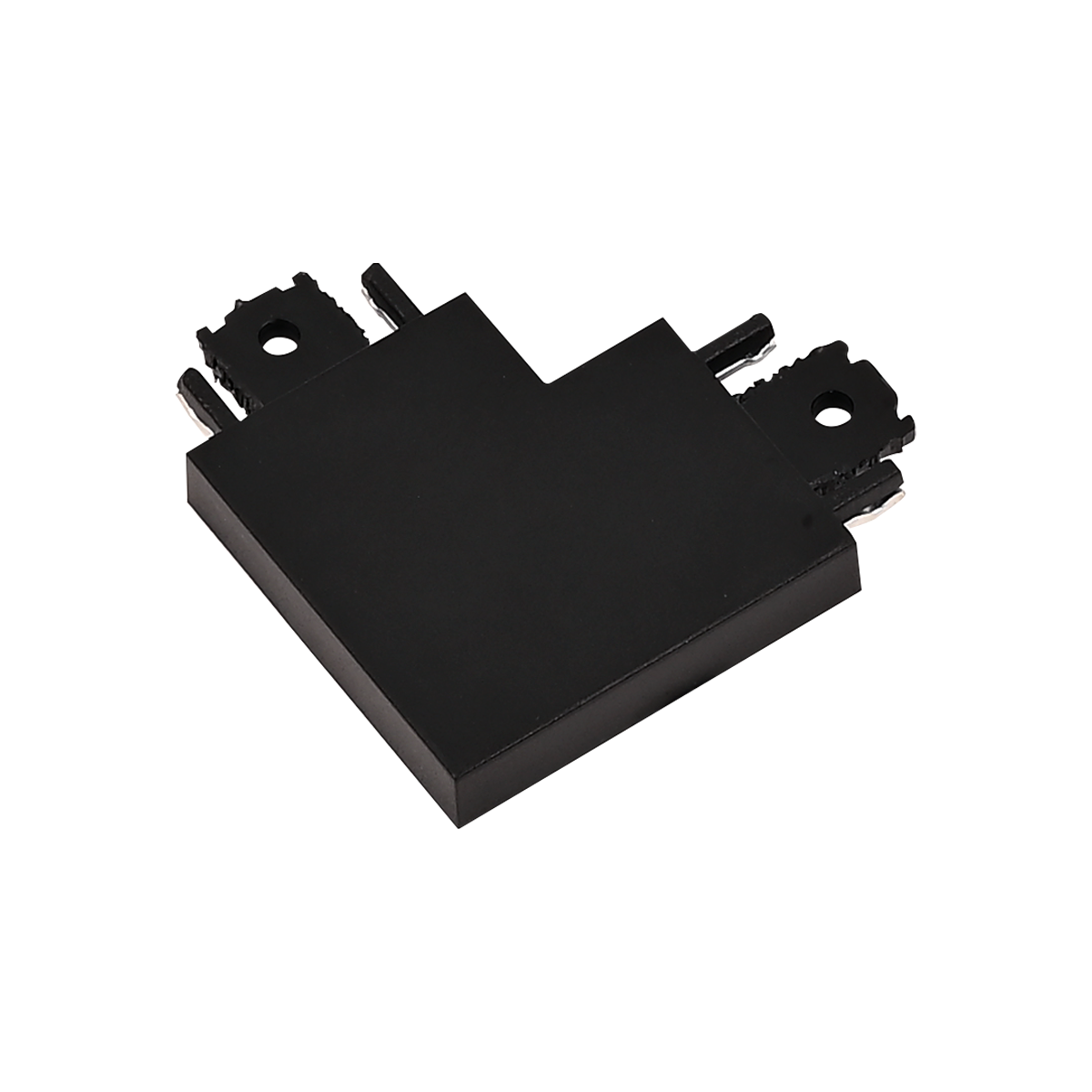 L-Koppelstuk rail zwart 1-fase - Magnetic