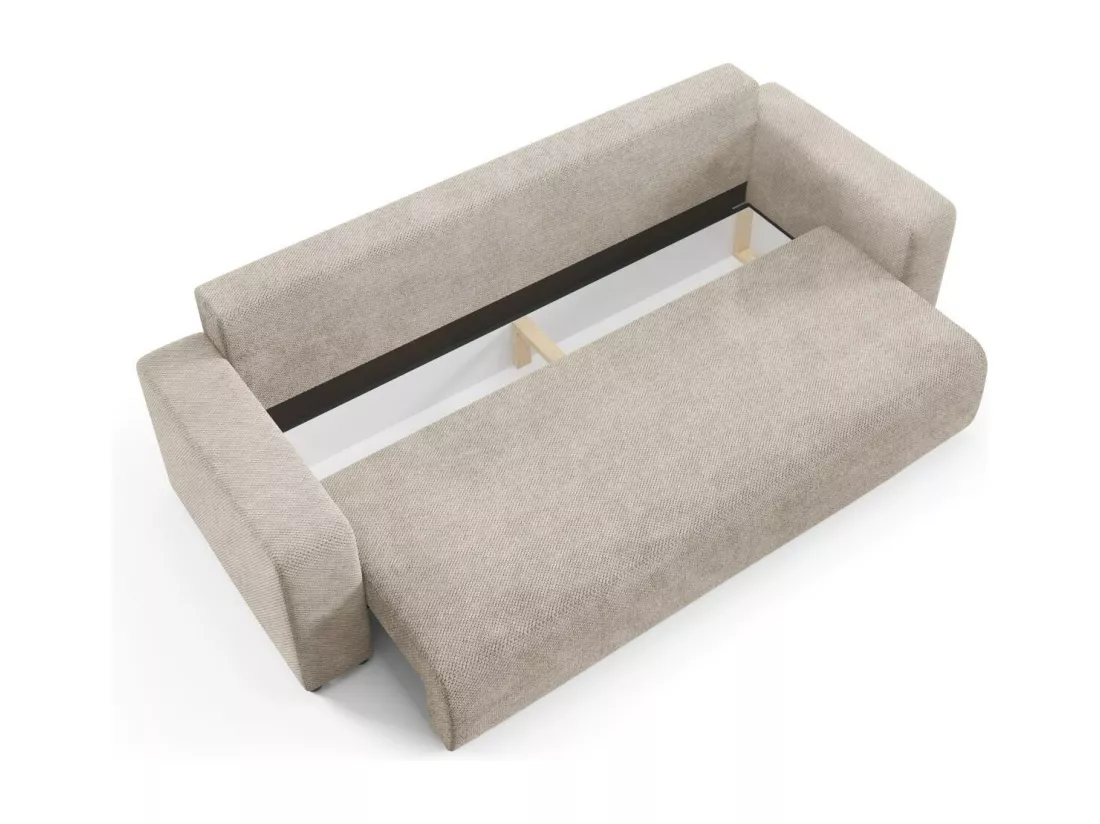 Canapé convertible mit Bettkasten EVORA Beige