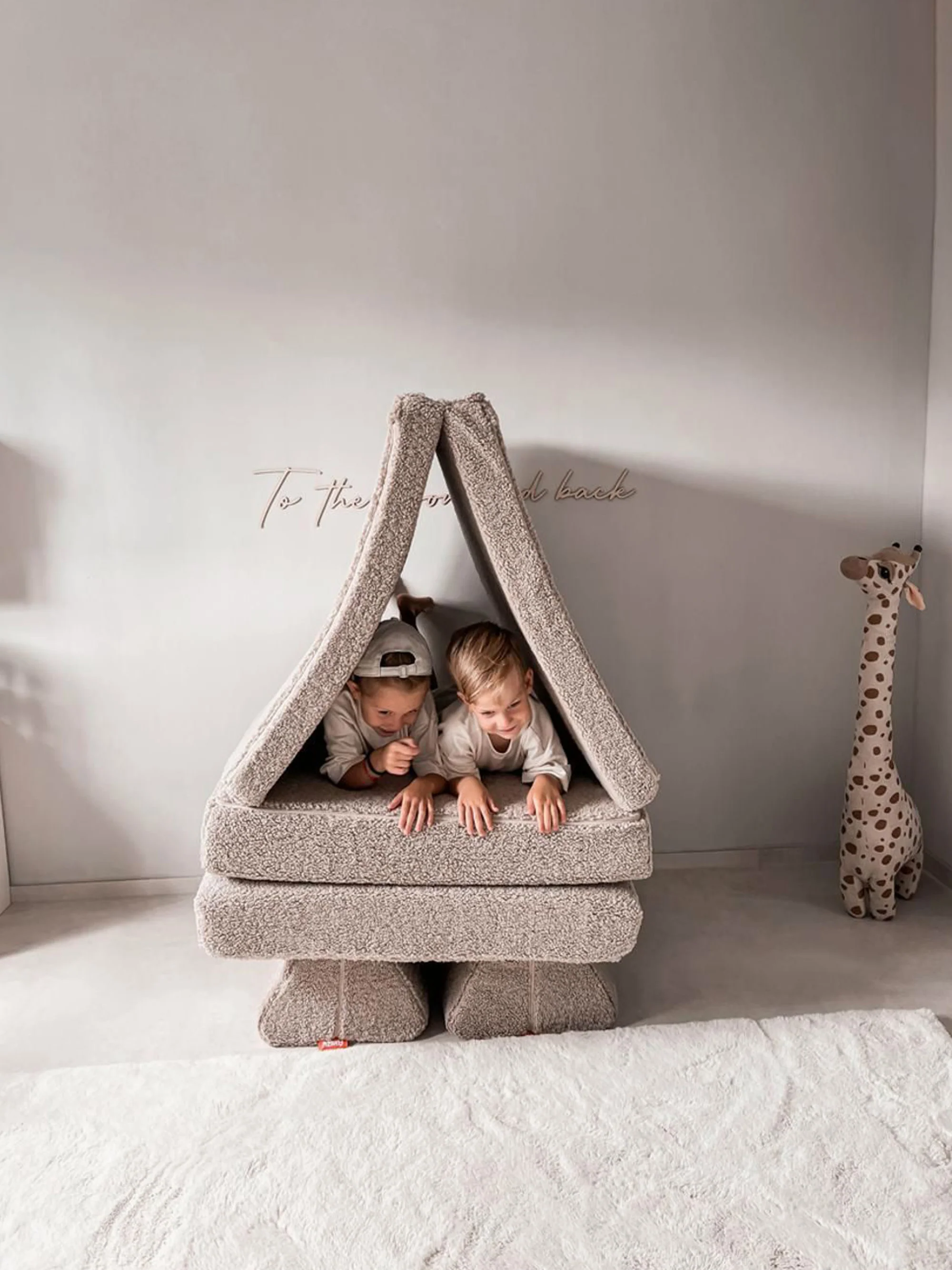 Handgemaakte modulaire teddy speelbank Mila