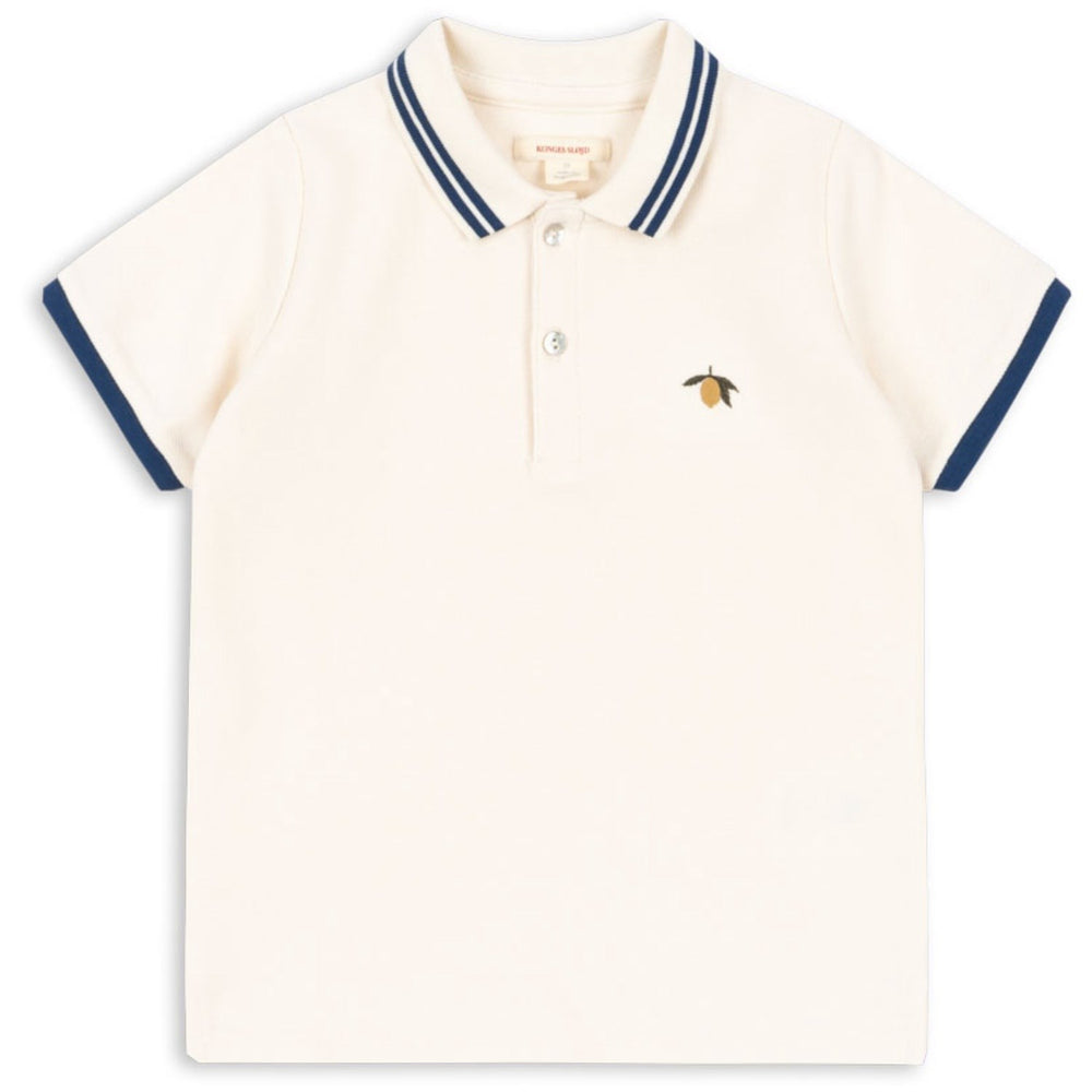 Køb Konges Sløjd Antique White Florian Polo T-Skjorte GOTS