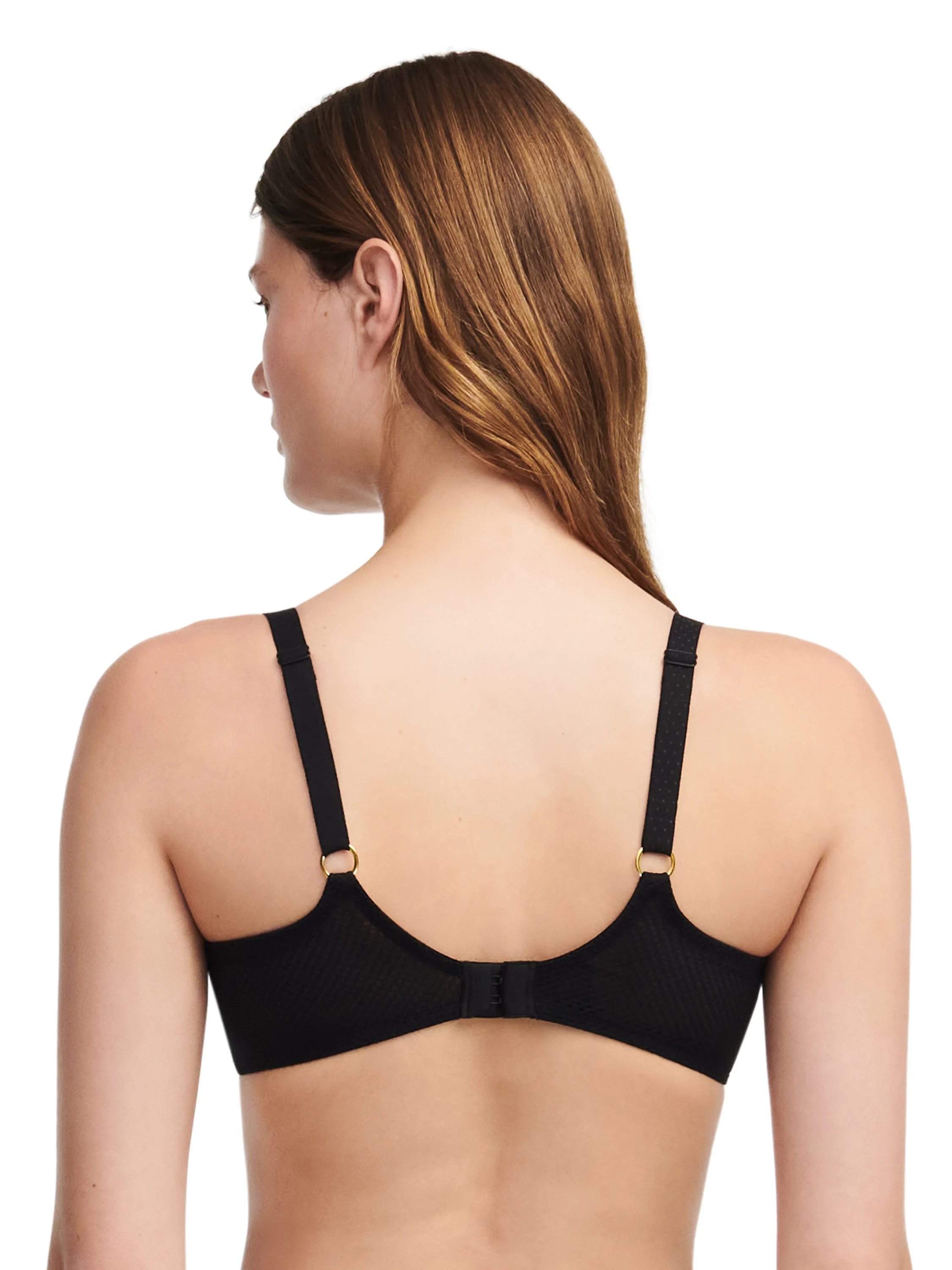 FLEURS - Soutien-gorge emboîtant broderie florale | Noir