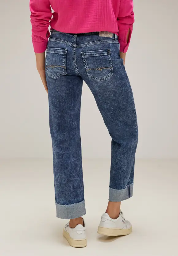 Casual Fit Jeans - indigo random wash