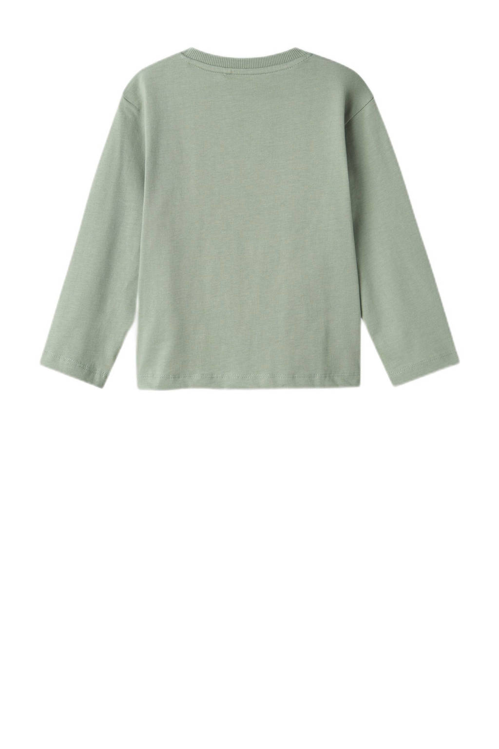 NAME IT longsleeve NMMVICTOR met printopdruk zachtgroen
