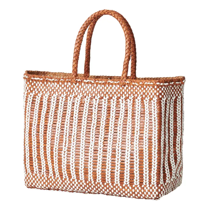 Dragon Diffusion Panier Bali Bicolore Large | Caramel