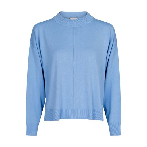 Neo Noir Binni Solid Striktrøje, Sky Blue, 36