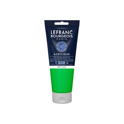 Lefranc Bourgeois - Peinture acrylique - vert clair - 200 ml