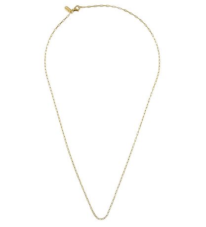 Design Letters Halsk?de - Square Link - 45 cm - 18 K Guldbelagt
