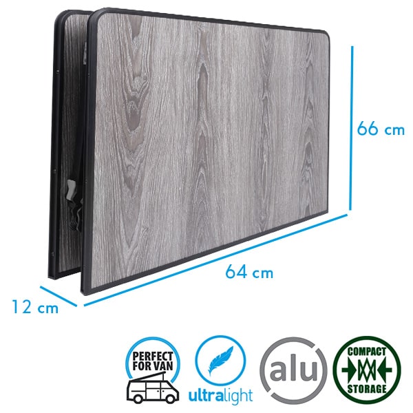Table ultra légère ELUTOP COMPACK Brunner 120x60cm