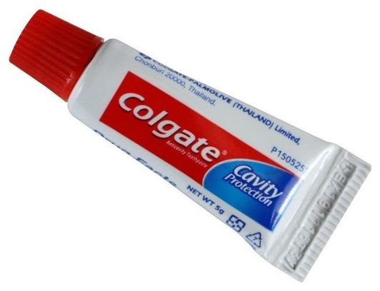 Mini tubes de dentifrice Colgate (lot de 3 tubes)