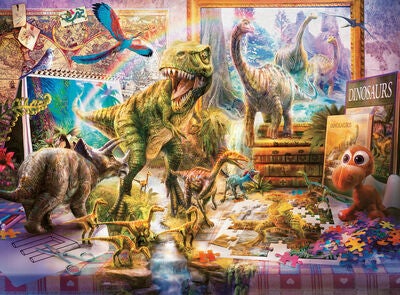 Ravensburger Dino Toys Come To Life XXL Puslespill 100 Brikker