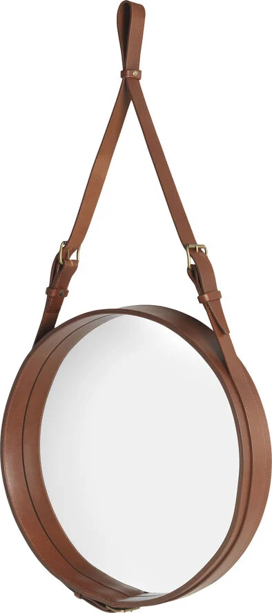 Gubi Adnet spejl cognac Cognac