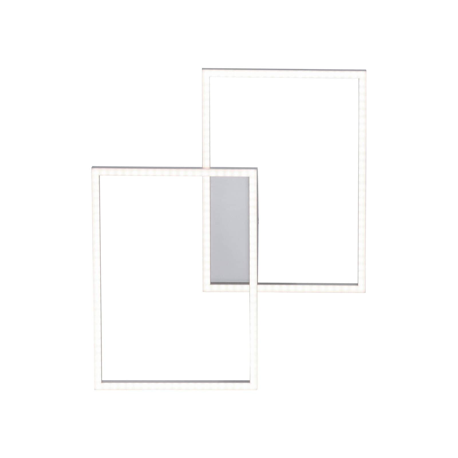 LED-Deckenleuchte Iven stahlfarbig